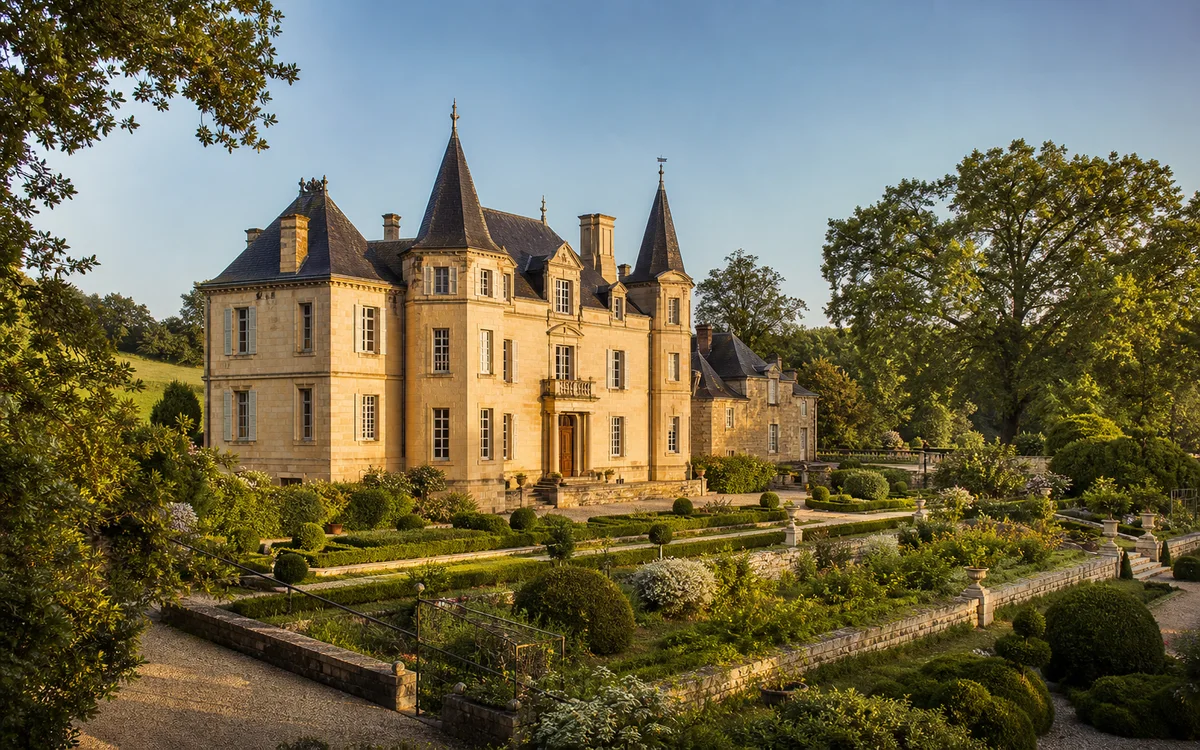 Vue de Château des Amandiers